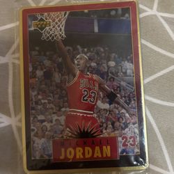 Rare 1996 Michael Jordan Upper Deck Metal Card