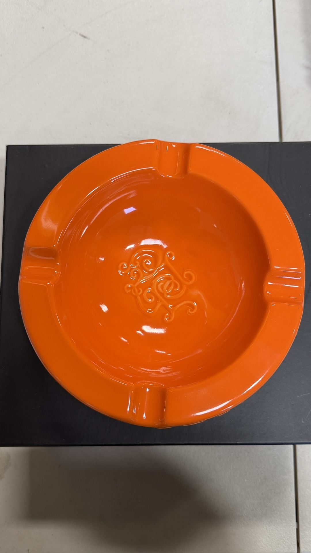 Tatuaje Dots Cigars Ashtray Orange 9”