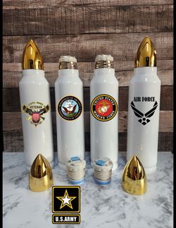 Large 35 Oz. Personalized Tumbler Military, Father's Day, Birthdays, Just Because
