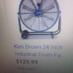 9500 CFM Drum Fan , New In The Box