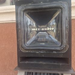 ONE SPEAKER UNA BOSINA MTX 12 INCHES GOOD CONDICIÓN ABLO ESPAÑOL