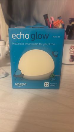 Amazon echo glow multicolor, smart lamp for your echo