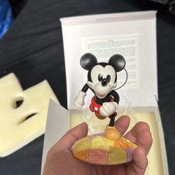 2000 MICKEY MOUSE MILLENIUM Y2K MEMBERS ONLY STATUE IN BOX NEW WITH CERTIFICATE OF AUTHENTICITY 