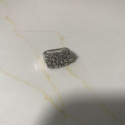Silver Nugget Ring