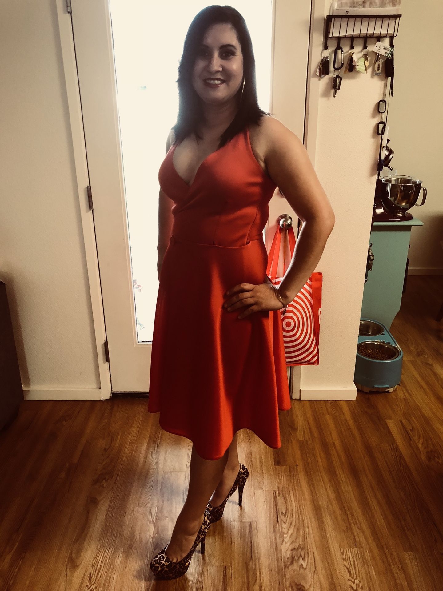 Armani Exchange Red dress