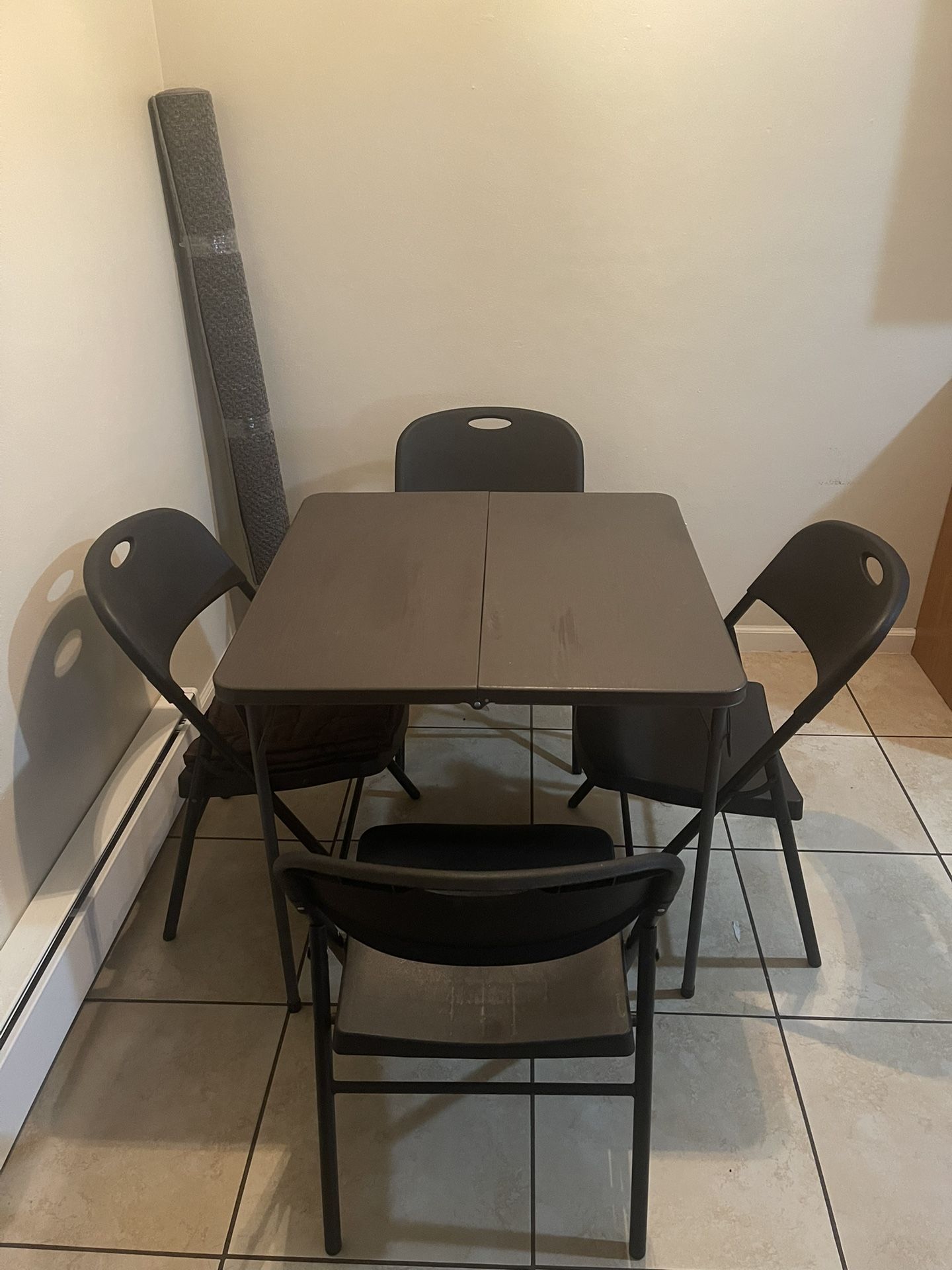 Folding Table With Chairs