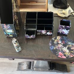 Cynthia Rowley Office Supplies - Midnight Floral