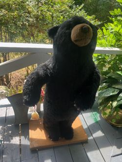 Porch decor - Furry bear!