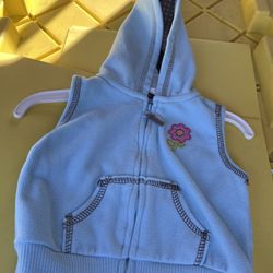 9 Month Girls Fleece Vest 