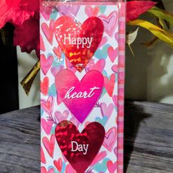 Valentines Cards "Happy Heart Day" Set of 10