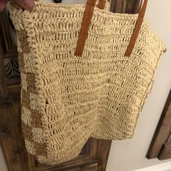 Universal Thread Woven Beach Bag