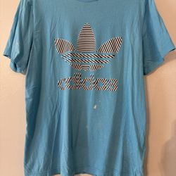 Blue Adidas T Shirt Size Women’s Large