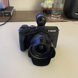 Vlog Camera Canon EOS M6 Mark ii + Camera Equipment