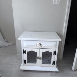 Antique Wooden Nightstand
