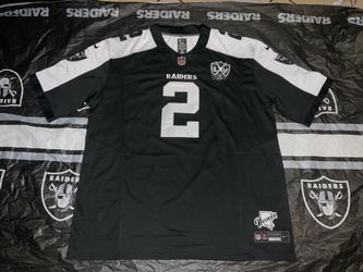 Ashton Jeanty #2 Oakland /LA/LasVegas Raiders Color Rush Jersey Vapor Stitched Dual Patches Black /White Limited Edition Adult Men’s size XXXL New wit