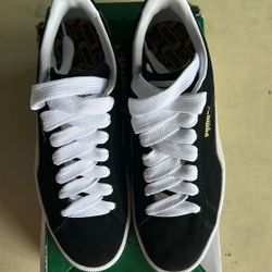 Suede Classic XXI Puma Black Puma white Mens Size 12