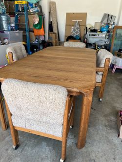 Dinning table and chairs
