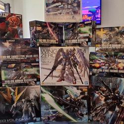 GunDam ---MG---RG---HG Kits Available 