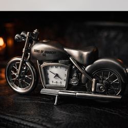 Sons of Anarchy motorcycle mini desk clock