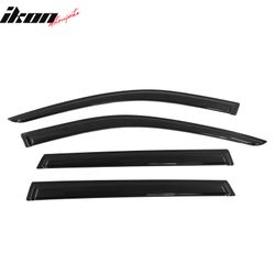 Fits 2020-2025 Kia Telluride 4DR Acrylic Slim Window Visors Sun Rain Guards 4PCS Set