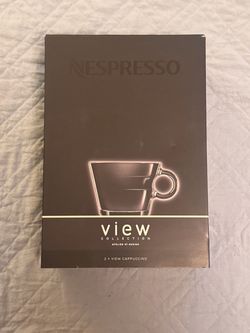 Nespresso View Collection “2 x View Cappuccino” set, designed by Atelier Oï