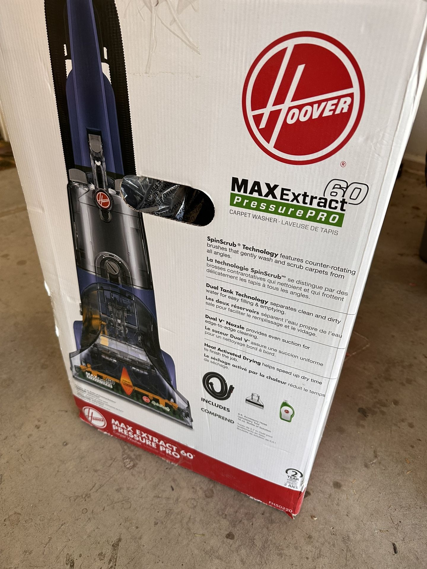 BNIB Hoover Max Extract 60