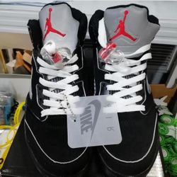 Jordan 5 Black  Metallic - All Sizes 