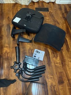 Unassembled Mesh Office Chair (Missing Gas Lift & Screws) - New Parts / Project