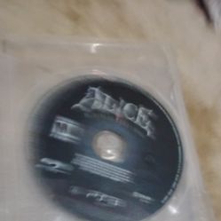 PS3 Alice Video Game Disc
