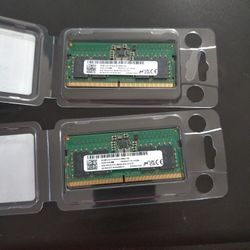 SODIMM DDR5 2 of 8gb each Total 16gb