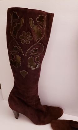 Antonio Melani brown suede boot vintage 6.5