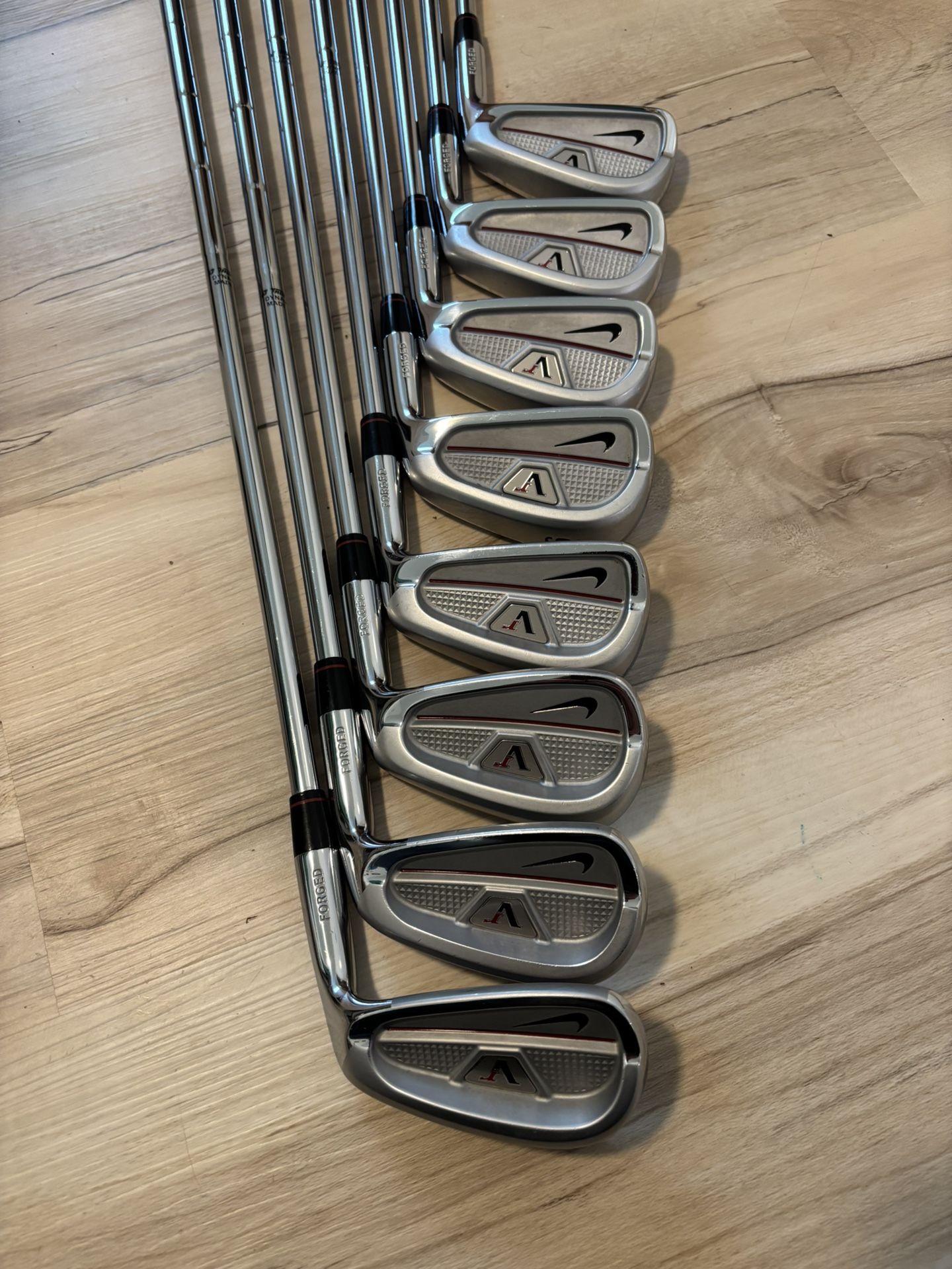 Nike Victory Red Split Cavity Irons Full Set
