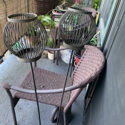Garden Candle Holders - 2