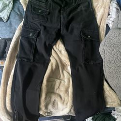 True Religion Rocco Stacked Cargo SN Zips W32