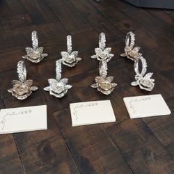 Vintage Napkin Rings And Place Card Holders