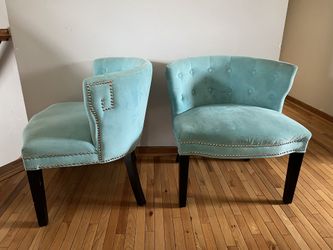 2 Velvet Chairs