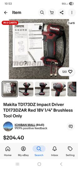 Makita Impact And Charger Two Batteries And Blower