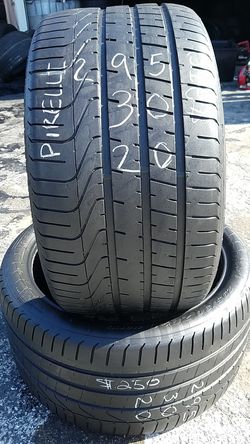 2 used Pirelli P Zero 295/30R20