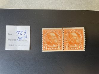 Scott #723 Joint Line Pair