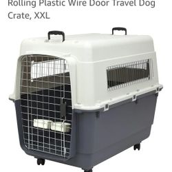 Sportpet Kennel 39in Pet Carrier On Wheels
