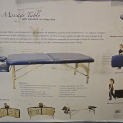 Deluxe Massage Table - Wheeled Portable