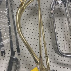 Gold Chrome Bicycle Fork 16”20”26” Triple Tree 