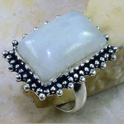 Moonstone and Silver Ring