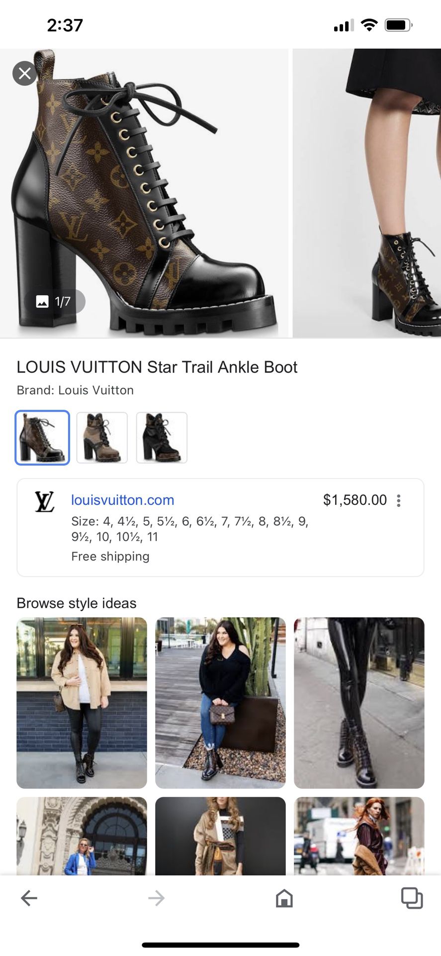 LOUIS VUITTON STAR TRAIL ANKLE BOOT for Sale in Hamilton, OH - OfferUp