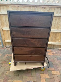 CB2 "Koshi" Solid Mango Wood Dresser (Modern / Minimalist)