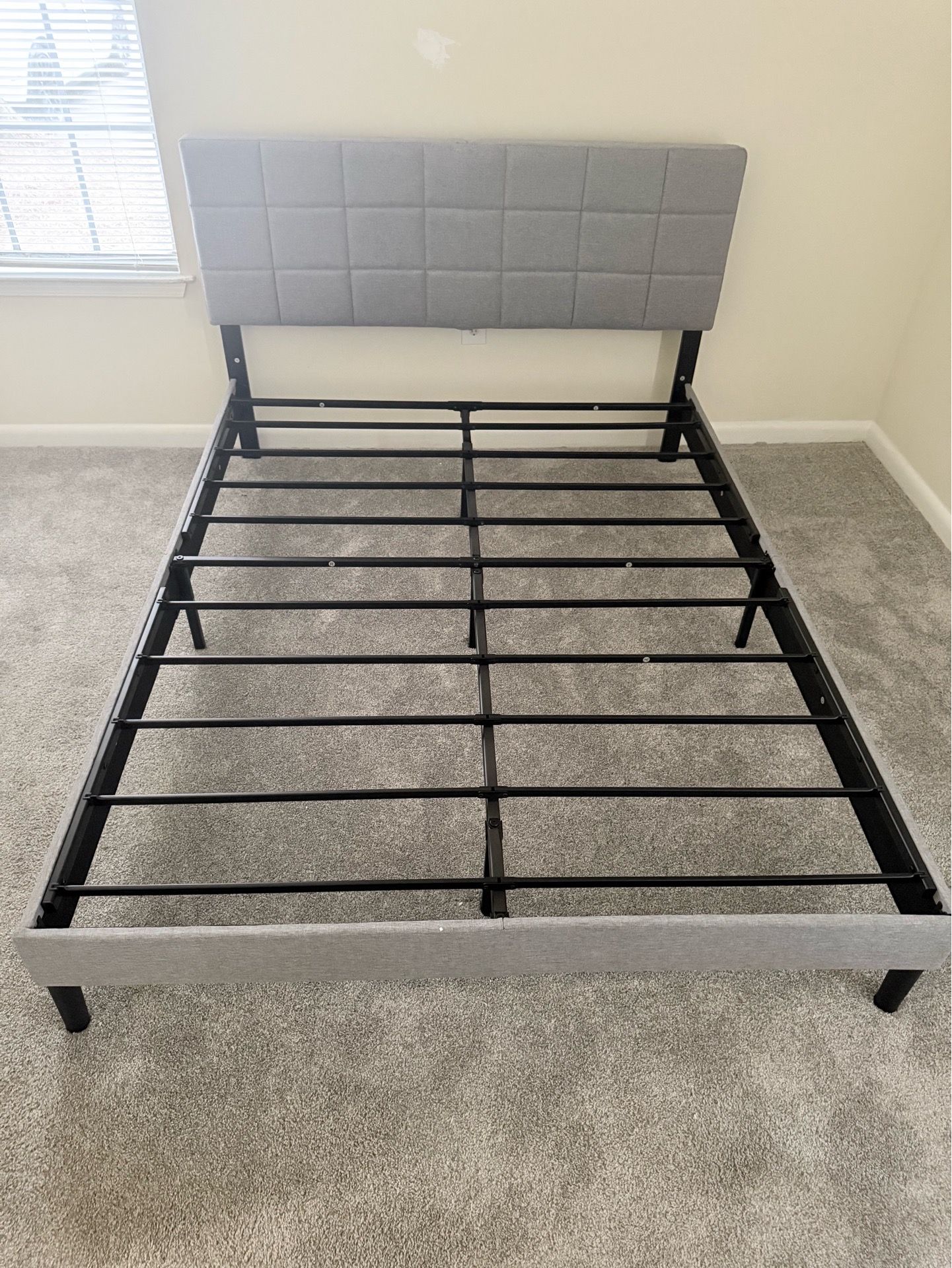Headboard and bed frame