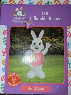 Inflatable LED Easter Bunny