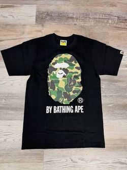 Green camo bape tee