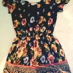 Floral Romper Size Small