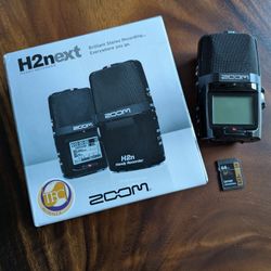 Zoom H2N Field Recorder. Microphone. 64GB SD Card. 